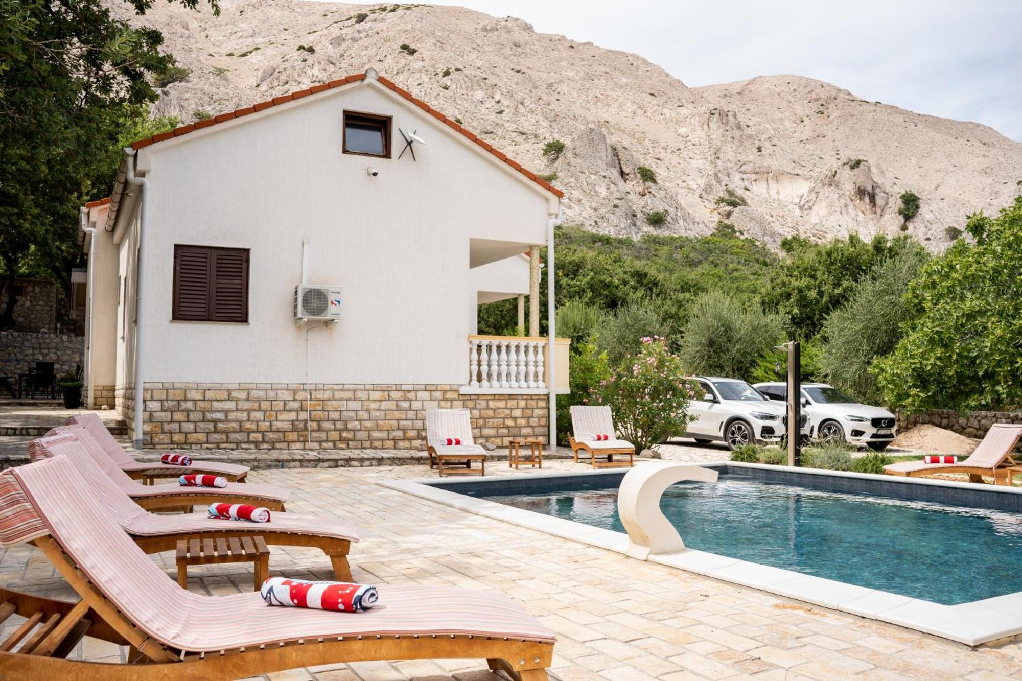 Villa Pag Dubrava Relax With Pool Bosana Dış mekan fotoğraf