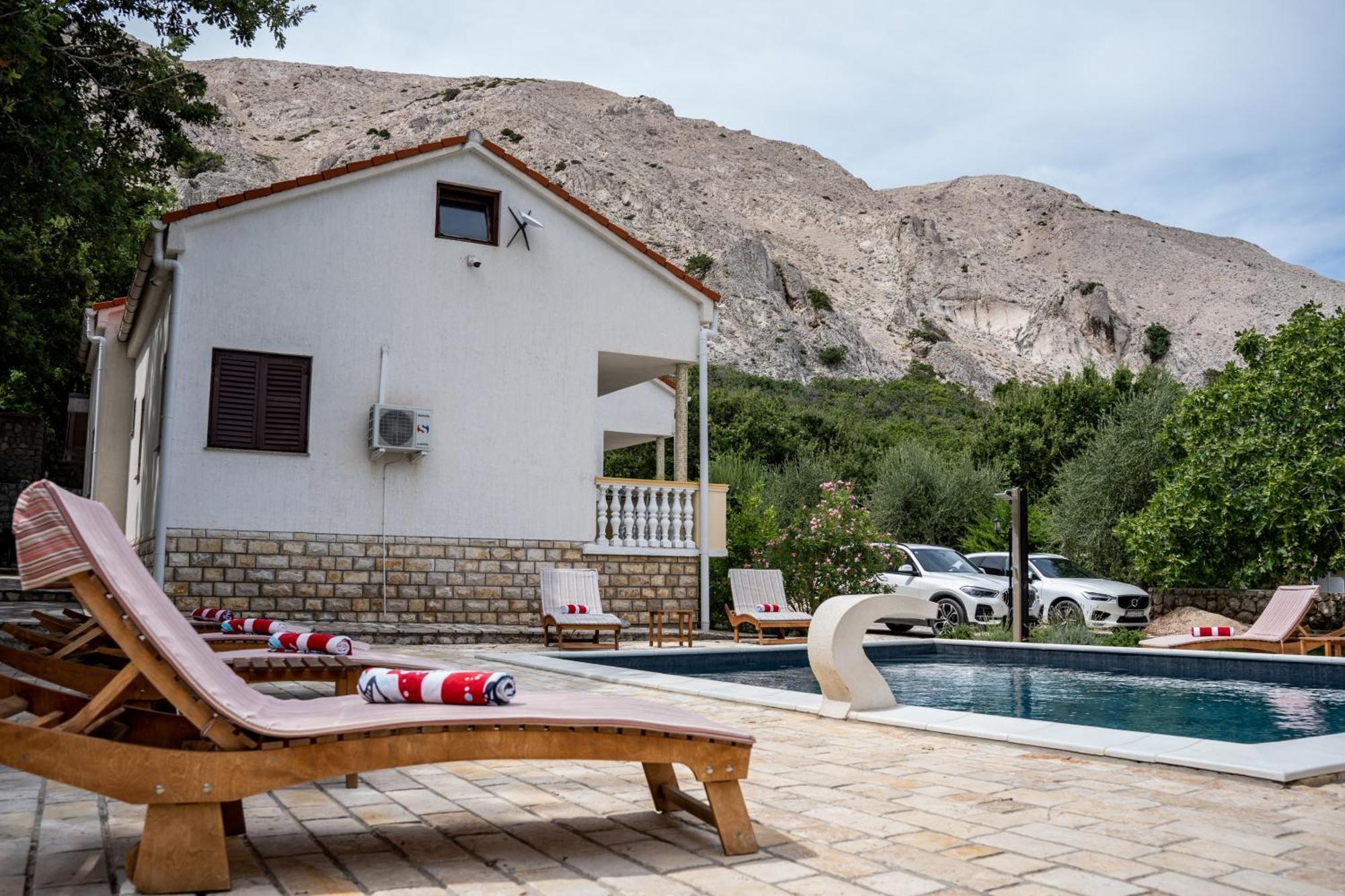 Villa Pag Dubrava Relax With Pool Bosana Dış mekan fotoğraf